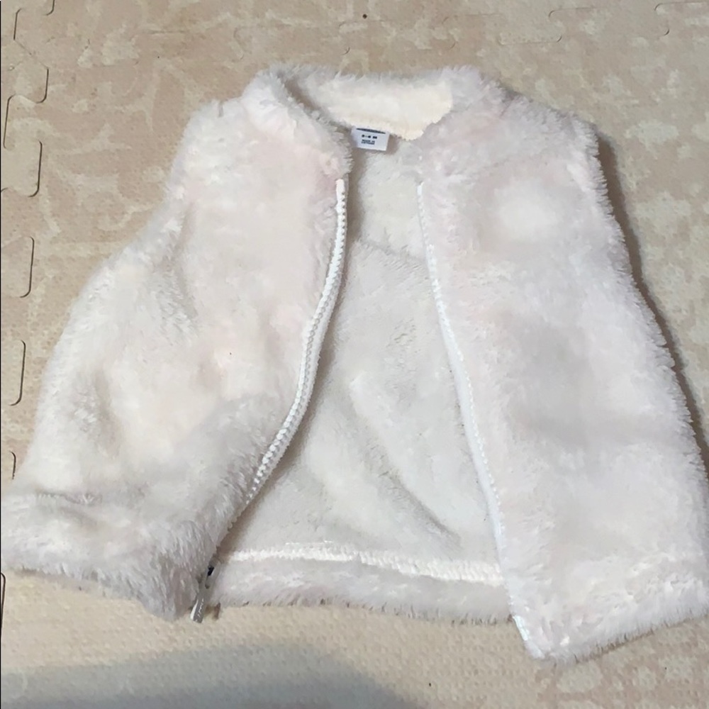 White Fur Vest